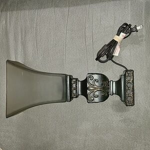 Vintage Inverted Glass Shade Lamp‎
